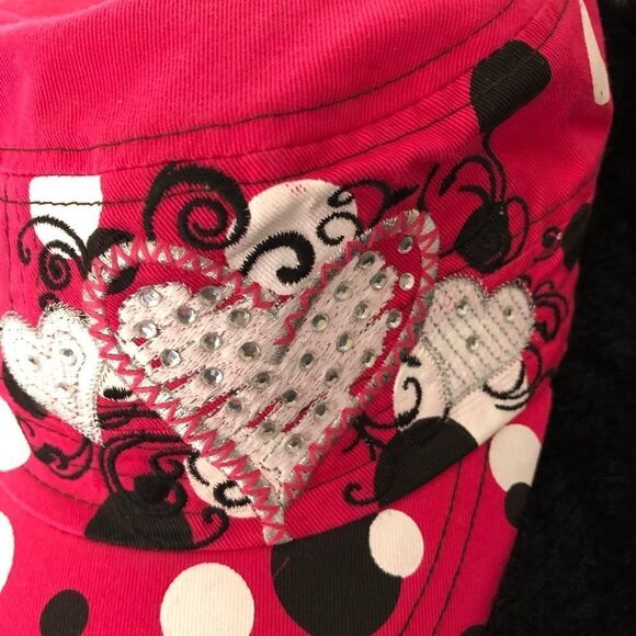 KBETHOS - SPUNKY DISTRESSED BLINGY CAP - S - Picture 2 of 9